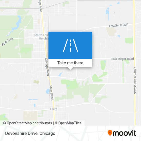 Mapa de Devonshire Drive