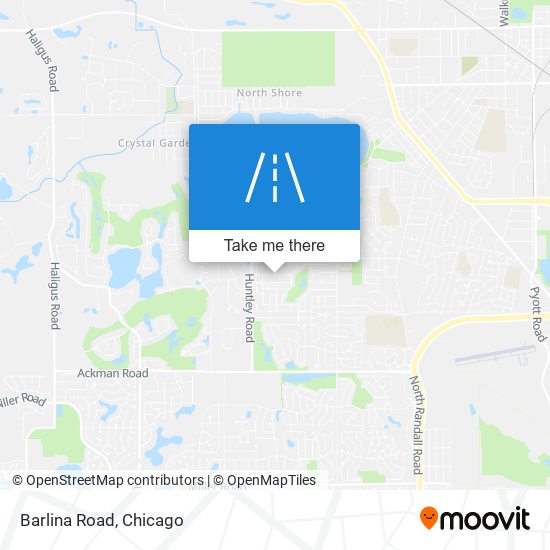 Mapa de Barlina Road