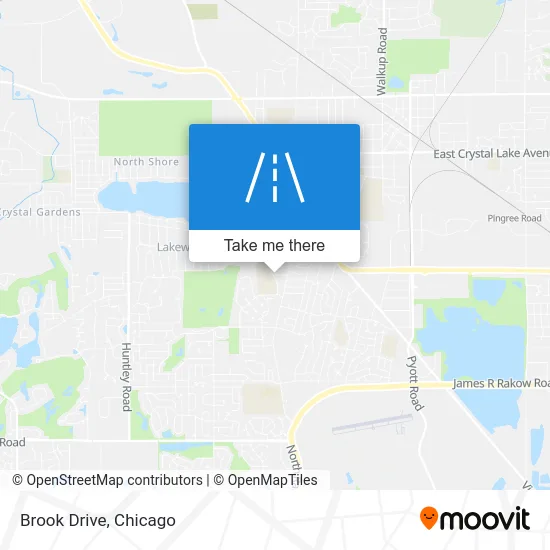 Brook Drive map