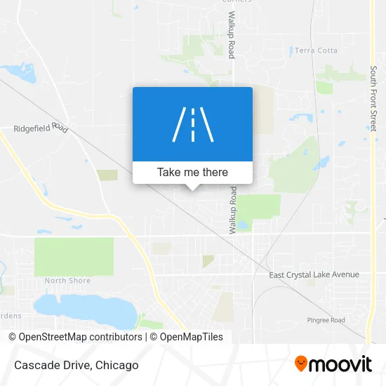 Cascade Drive map