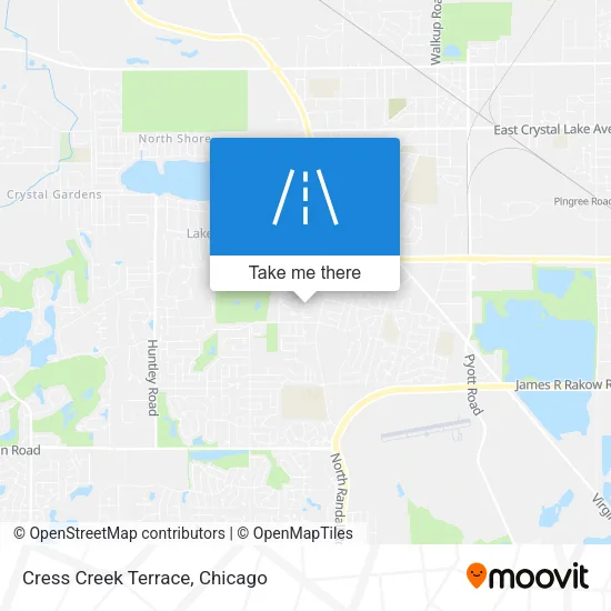 Cress Creek Terrace map