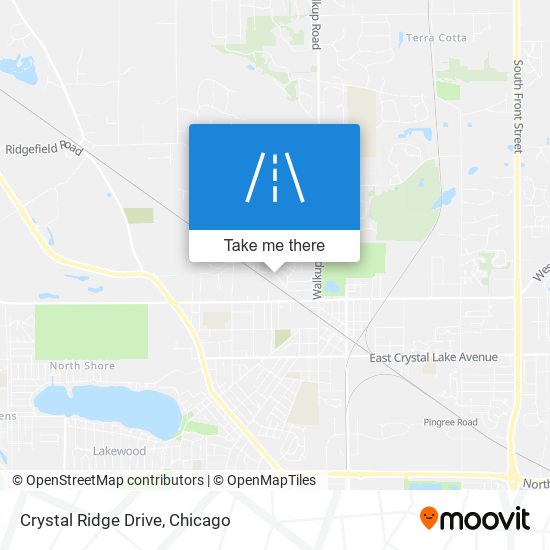 Crystal Ridge Drive map