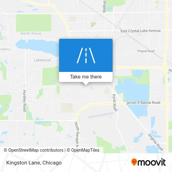 Kingston Lane map
