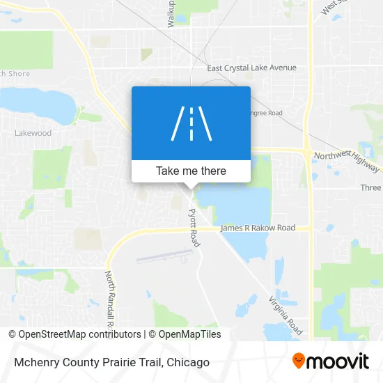 Mchenry County Prairie Trail map