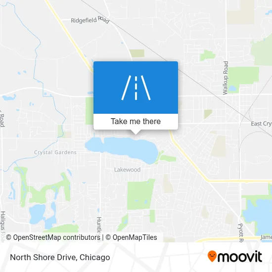 North Shore Drive map