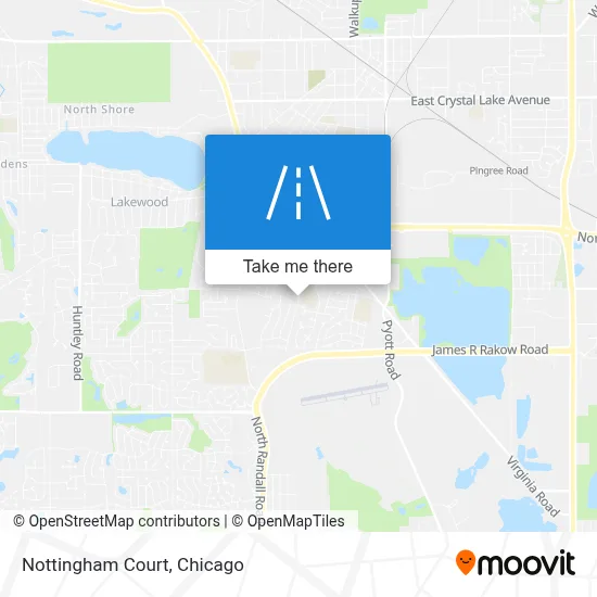 Nottingham Court map