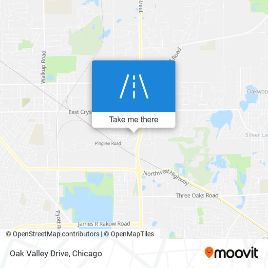 Oak Valley Drive map