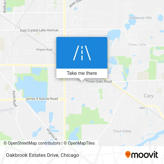 Oakbrook Estates Drive map