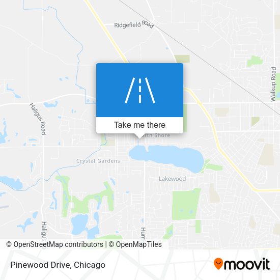 Mapa de Pinewood Drive