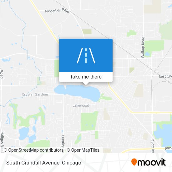 South Crandall Avenue map