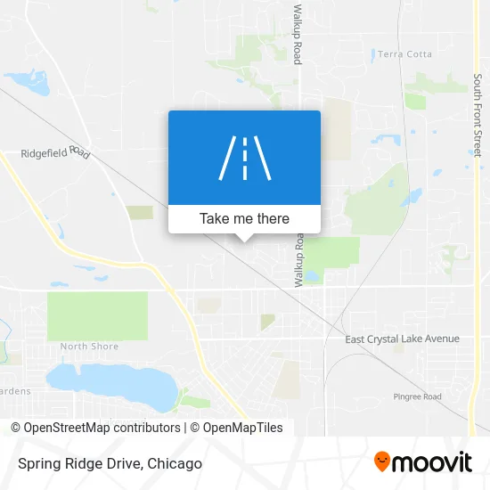 Spring Ridge Drive map