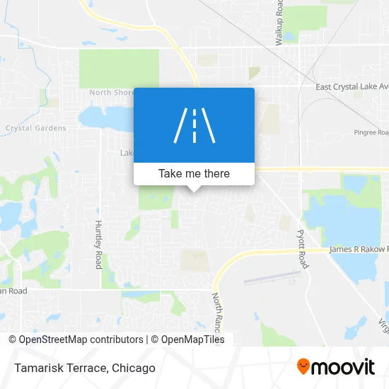 Tamarisk Terrace map