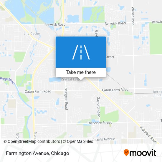 Mapa de Farmington Avenue