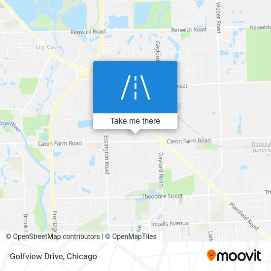Golfview Drive map