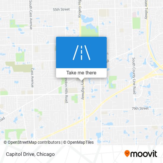 Capitol Drive map