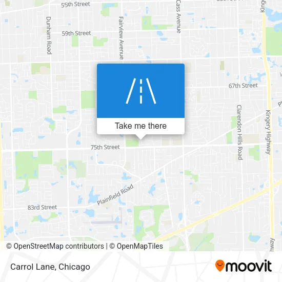 Carrol Lane map