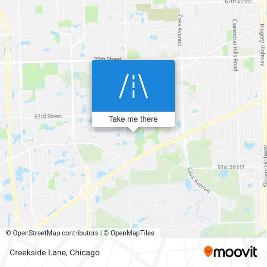 Creekside Lane map