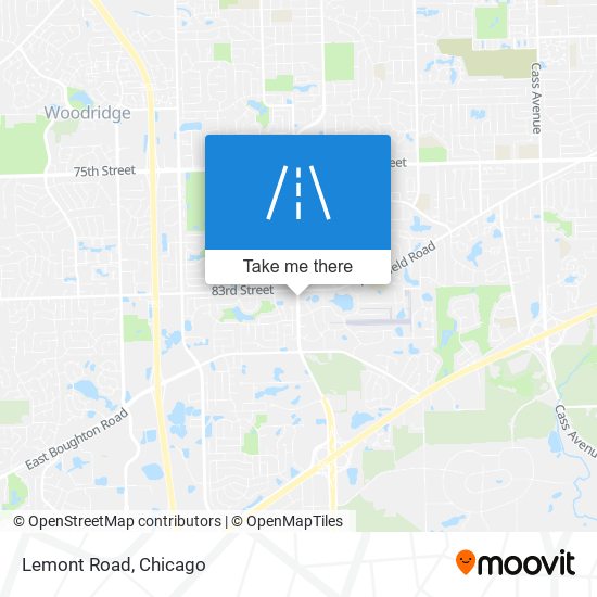 Lemont Road map