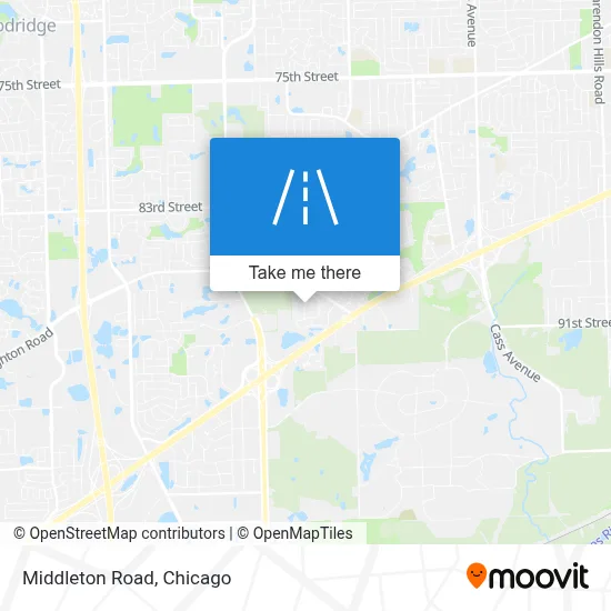 Middleton Road map