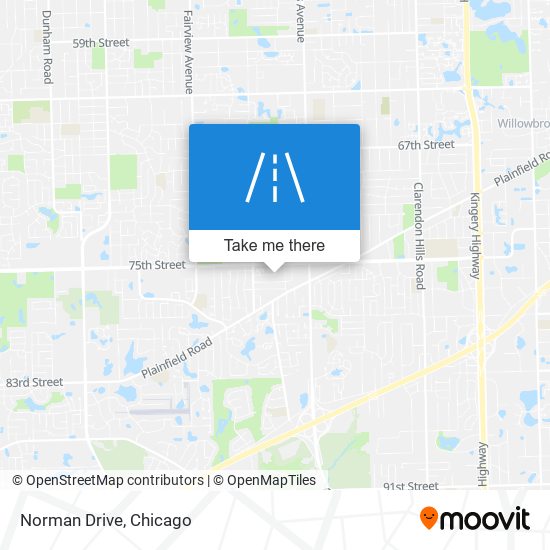 Norman Drive map