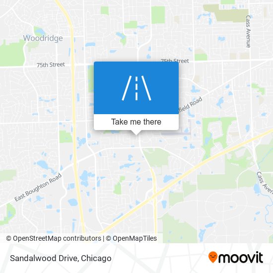 Mapa de Sandalwood Drive