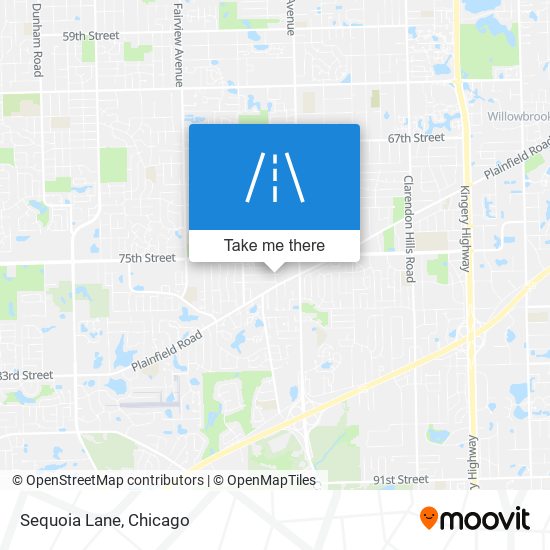 Sequoia Lane map