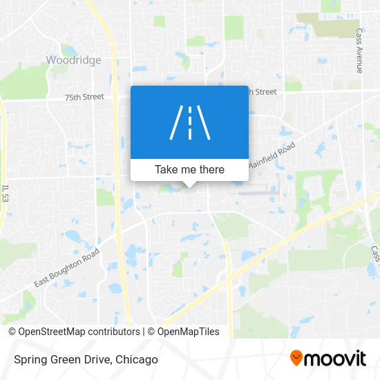 Spring Green Drive map