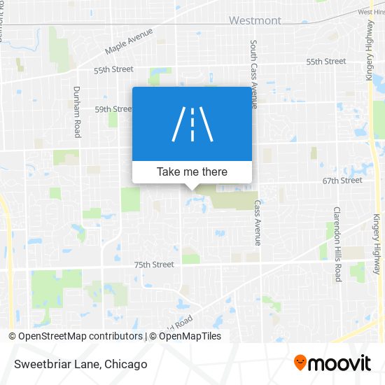 Sweetbriar Lane map