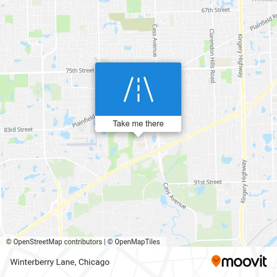 Winterberry Lane map