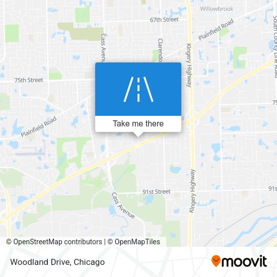 Mapa de Woodland Drive