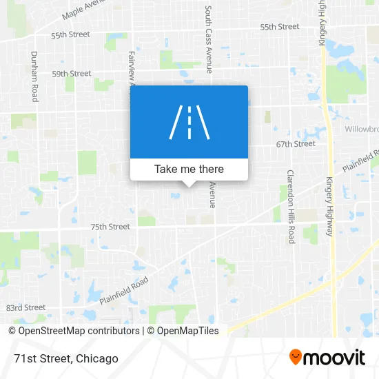 71st Street map