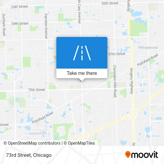 73rd Street map