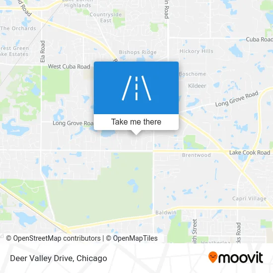 Deer Valley Drive map