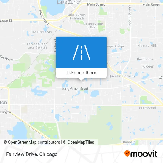 Fairview Drive map