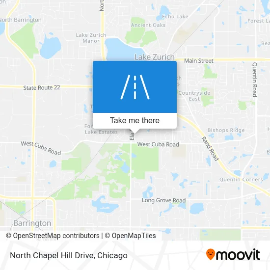 North Chapel Hill Drive map