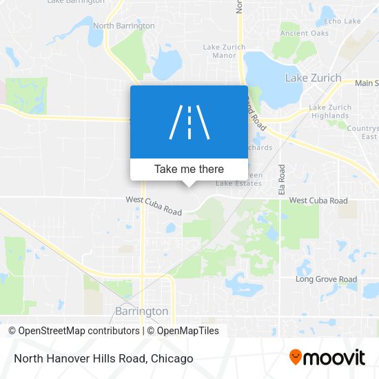 Mapa de North Hanover Hills Road