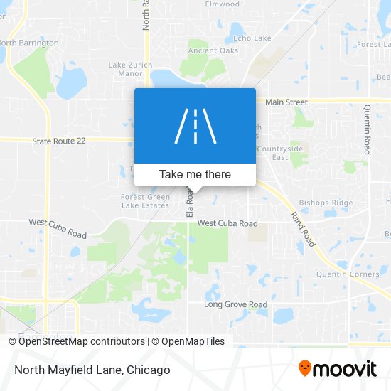 Mapa de North Mayfield Lane