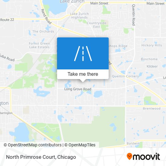 Mapa de North Primrose Court