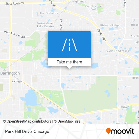 Mapa de Park Hill Drive