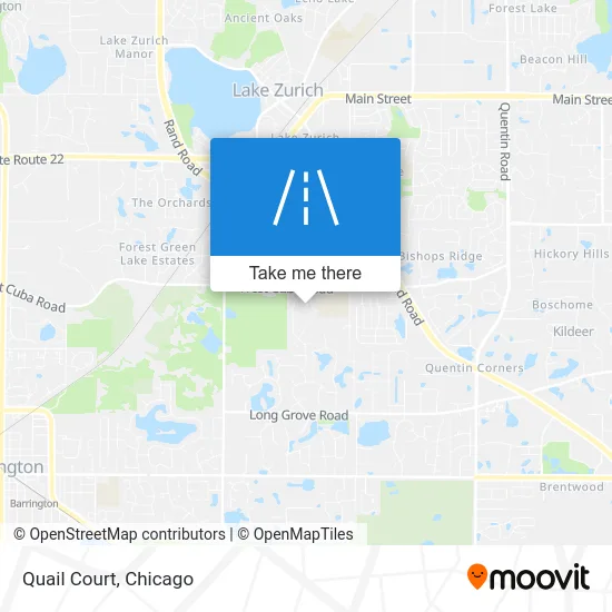 Quail Court map