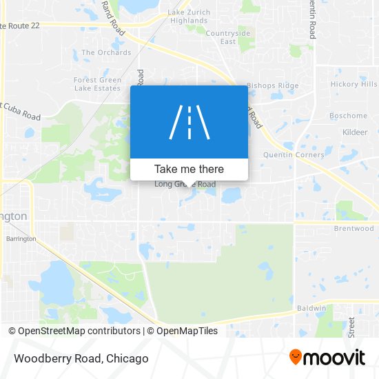 Mapa de Woodberry Road