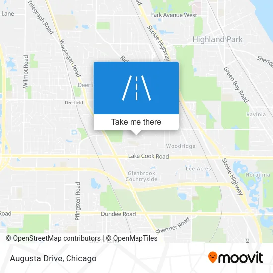 Augusta Drive map