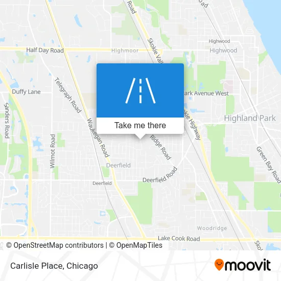 Carlisle Place map