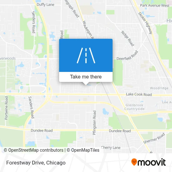 Forestway Drive map