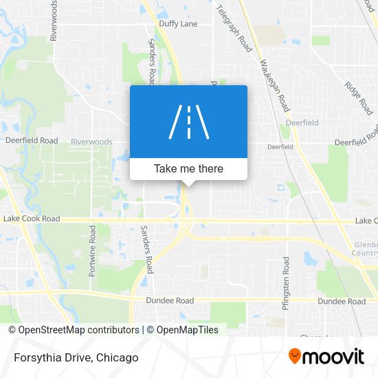 Mapa de Forsythia Drive