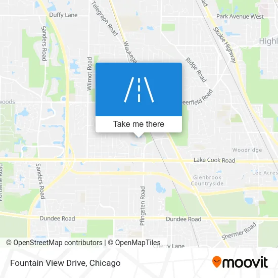 Fountain View Drive map