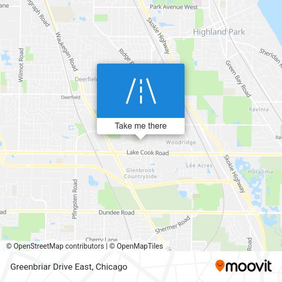 Greenbriar Drive East map