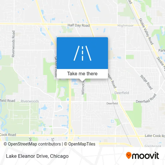 Lake Eleanor Drive map