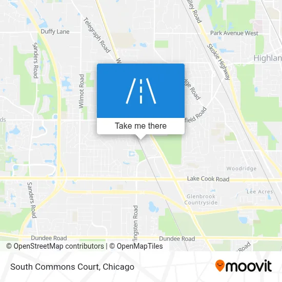 South Commons Court map