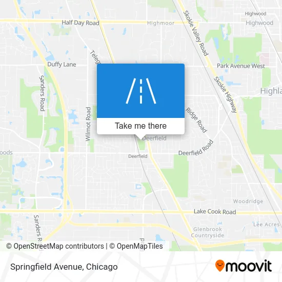 Springfield Avenue map